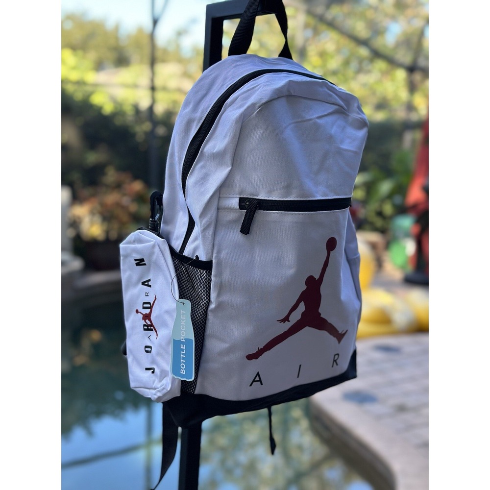 Nike Jordan Backpack 9A0503-001 White Jumpman OS - NWT